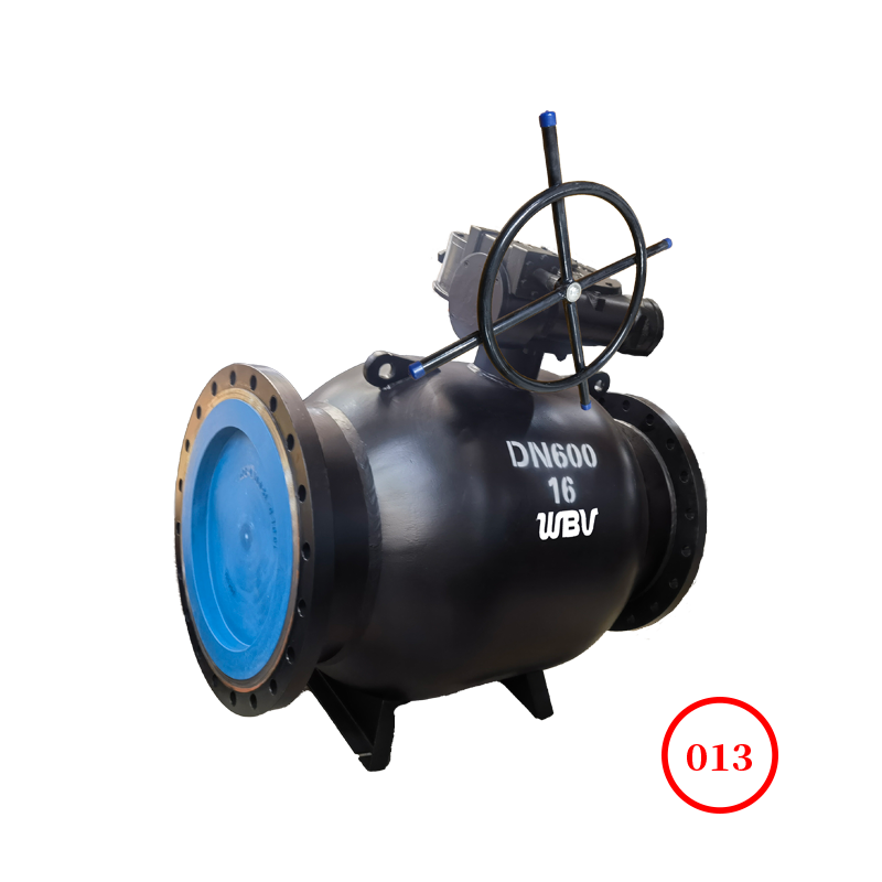 全焊接全通徑法蘭球閥Q347HF-16/25C CF8固定球 雙極渦輪 防腐蝕漆